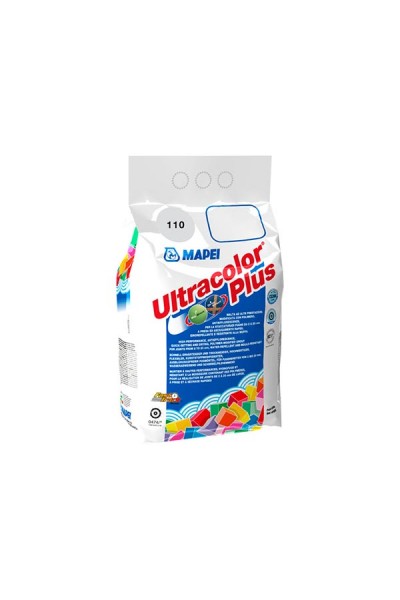 Затирка для плитки Mapei Ultracolor Plus 111 светло-серый  2 кг