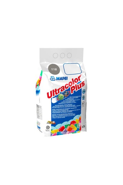 Затірка для плитки Mapei Ultracolor Plus 116 сірий шалфей 2кг