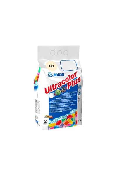 Затирка для плитки Mapei Ultracolor Plus 131 ванильный  2 кг