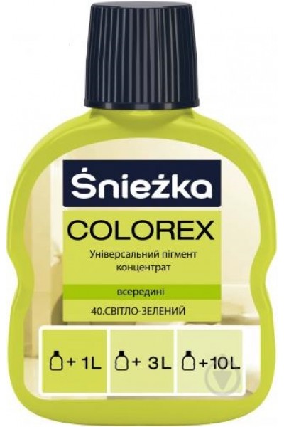Пигмент Sniezka Colorex светло-зелёный 100 мл