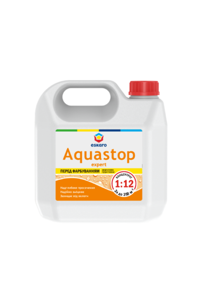 Ґрунтовка глибокопроникна Eskaro Aquastop Expert концентрат  1:12 3 л