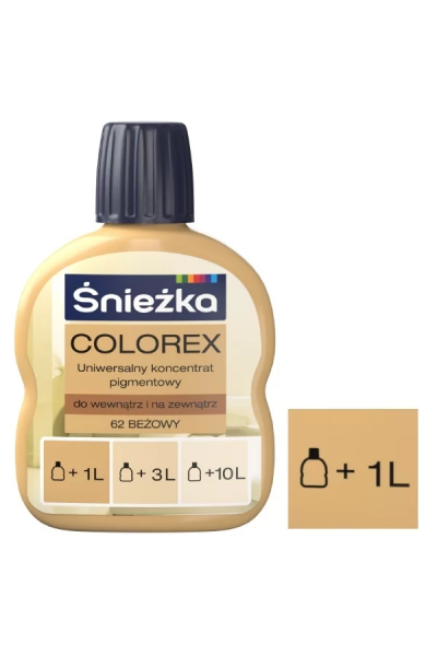 Пигмент Sniezka Colorex бежевый 100 мл