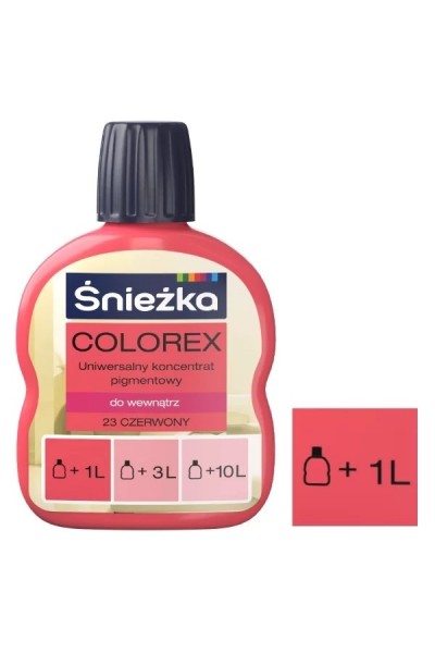 Пигмент Sniezka Colorex красный 100 мл