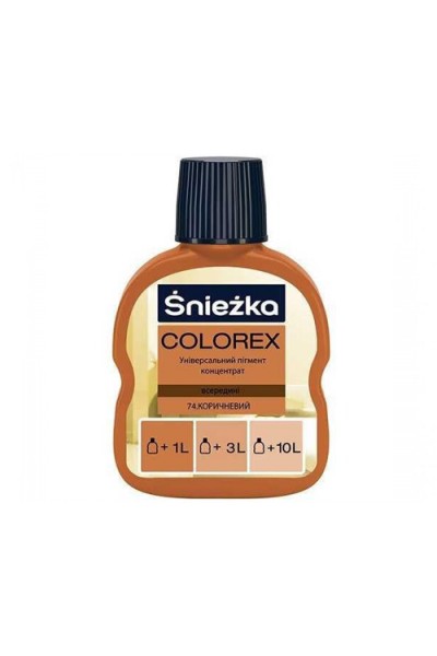 Пигмент Sniezka Colorex коричневый 100 мл