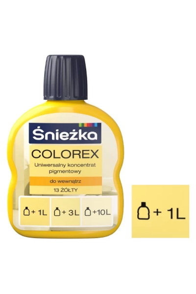 Пигмент Sniezka Colorex желтый 100 мл