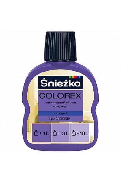 Пигмент Sniezka Colorex фиолетовый 100 мл