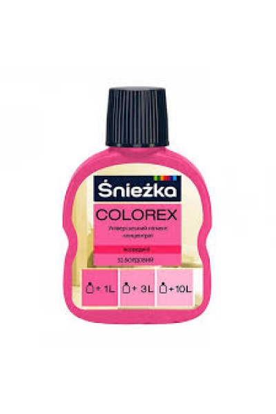 Пигмент Sniezka Colorex бордовый 100 мл
