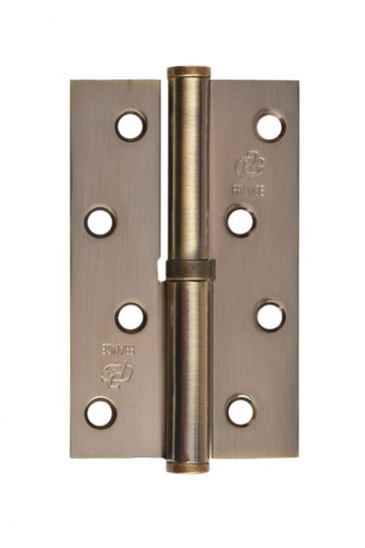 Петля дверная Gavroche GR 100x62x2,5 мм, B1  правая AB - бронза