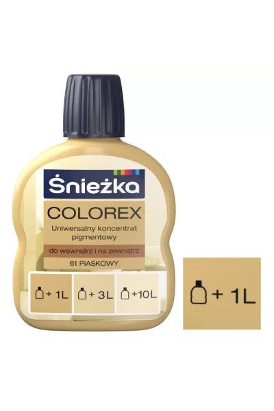 Пигмент Sniezka Colorex песочный 100 мл