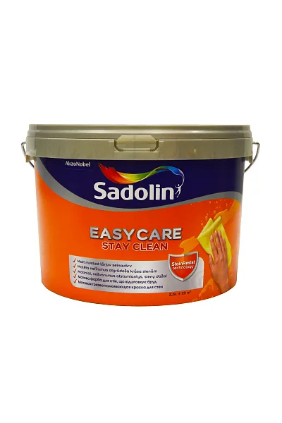Фарба брудовідштовхувальна акрилова Sadolin EasyCare, 2,5 л, білий